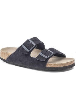 Birkenstock Skórzane klapki &quot;Arizona&quot; w kolorze granatowym ze sklepu Limango Polska w kategorii Klapki damskie - zdjęcie 184549212