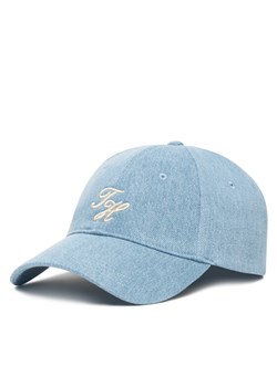 Czapka z daszkiem Tommy Hilfiger Th Embroidered AW0AW17486 Błękitny ze sklepu eobuwie.pl w kategorii Czapki z daszkiem damskie - zdjęcie 184550073