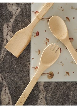 Sinsay - Bambusowe łyżki kuchenne 3 pack - beżowy ze sklepu Sinsay w kategorii Akcesoria kuchenne - zdjęcie 184551094