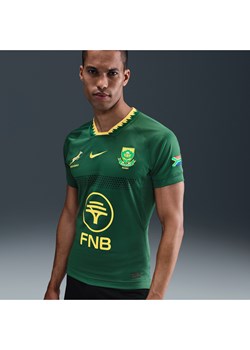 Męska koszulka Authentic do rugby Nike Springboks Match 2025/26 (wersja domowa) - Zieleń ze sklepu Nike poland w kategorii T-shirty męskie - zdjęcie 184551162