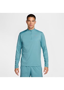 Męska bluza do biegania z zamkiem 1/2 Dri-FIT Nike Element - Niebieski ze sklepu Nike poland w kategorii Bluzy męskie - zdjęcie 184551180