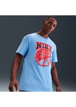 Męski T-shirt do koszykówki Dri-FIT Nike - Niebieski ze sklepu Nike poland w kategorii T-shirty męskie - zdjęcie 184551202