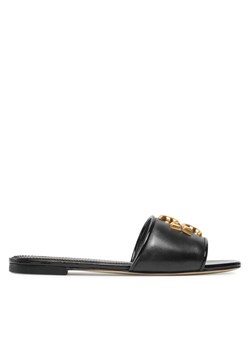 Tory Burch Klapki Eleanor Slide 88744 Czarny ze sklepu MODIVO w kategorii Klapki damskie - zdjęcie 184551793
