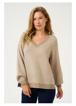 CULTURE Sweter &quot;Cardeen&quot; w kolorze beżowo-kremowym ze sklepu Limango Polska w kategorii Swetry damskie - zdjęcie 184552260