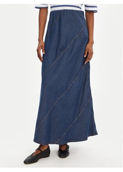 Munthe Spódnica maxi Parson 252122225207 Niebieski Regular Fit ze sklepu MODIVO w kategorii Spódnice - zdjęcie 184553463