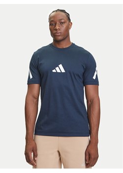 adidas T-Shirt Z.N.E. JW4735 Granatowy Regular Fit ze sklepu MODIVO w kategorii T-shirty męskie - zdjęcie 184553474