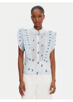 Munthe Koszula Must 252102725224 Błękitny Regular Fit ze sklepu MODIVO w kategorii Koszule damskie - zdjęcie 184553521