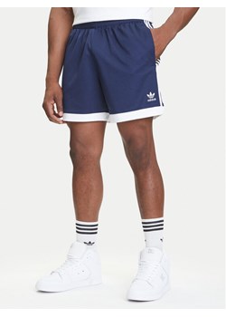 adidas Szorty sportowe Mock Eyelet JY1310 Granatowy Regular Fit ze sklepu MODIVO w kategorii Spodenki męskie - zdjęcie 184553532