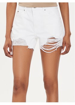 Pepe Jeans Szorty jeansowe Relaxed Short Mw PL801110TB9 Biały Relaxed Fit ze sklepu MODIVO w kategorii Szorty - zdjęcie 184553533