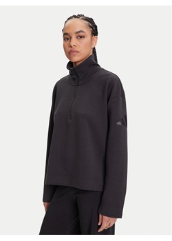 adidas Bluza ALL SZN Soft Lux JM1659 Czarny Loose Fit ze sklepu MODIVO w kategorii Bluzy damskie - zdjęcie 184553550