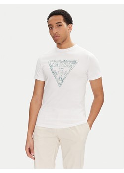 Guess T-Shirt M5GI06 I3Z14 Biały Regular Fit ze sklepu MODIVO w kategorii T-shirty męskie - zdjęcie 184553553