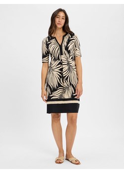 s.Oliver BLACK LABEL Damska sukienka na co dzień Kobiety czarny wzorzysty ze sklepu vangraaf w kategorii Sukienki - zdjęcie 184554204