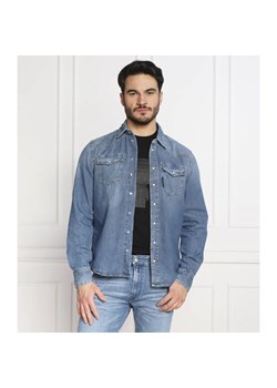 Karl Lagerfeld Koszula | Regular Fit | denim ze sklepu Gomez Fashion Store w kategorii Koszule męskie - zdjęcie 184554912