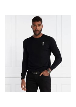 Karl Lagerfeld Wełniany sweter | Regular Fit ze sklepu Gomez Fashion Store w kategorii Swetry męskie - zdjęcie 184554923