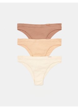 Sinsay - Majtki brazyliany 3 pack - wielobarwny ze sklepu Sinsay w kategorii Majtki damskie - zdjęcie 184557122