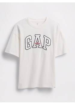GAP Koszulka w kolorze białym ze sklepu Limango Polska w kategorii T-shirty chłopięce - zdjęcie 184559031