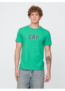 GAP Koszulka w kolorze zielonym ze sklepu Limango Polska w kategorii T-shirty męskie - zdjęcie 184559471