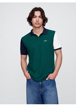 GAP Koszulka polo w kolorze zielonym ze sklepu Limango Polska w kategorii T-shirty męskie - zdjęcie 184559500