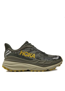 Buty do biegania Hoka Stinson 7 1141530 Khaki ze sklepu eobuwie.pl w kategorii Buty sportowe męskie - zdjęcie 184560362