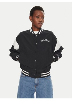 Champion Kurtka bomber Yankees 116470 Czarny Loose Fit ze sklepu MODIVO w kategorii Kurtki damskie - zdjęcie 184560663