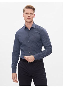 Calvin Klein Koszula K10K112311 Granatowy Slim Fit ze sklepu MODIVO w kategorii Koszule męskie - zdjęcie 184560674