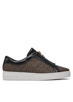 MICHAEL Michael Kors Sneakersy Keaton Zip Slip On 43R4KTFP2B Brązowy ze sklepu MODIVO w kategorii Trampki damskie - zdjęcie 184562171