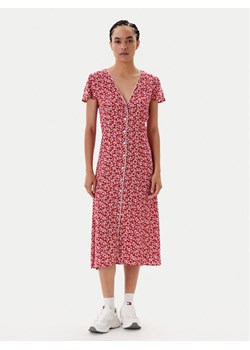 Tommy Jeans Sukienka codzienna DW0DW20884 Czerwony Regular Fit ze sklepu MODIVO w kategorii Sukienki - zdjęcie 184562173
