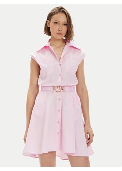 Pinko Sukienka koszulowa Anaceta 103111 A1P4 Różowy Regular Fit ze sklepu MODIVO w kategorii Sukienki - zdjęcie 184562242