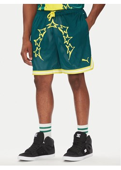 Puma Szorty sportowe 631703 Zielony Regular Fit ze sklepu MODIVO w kategorii Spodenki męskie - zdjęcie 184562244