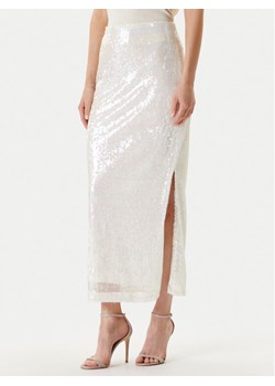 YAS Spódnica maxi Sequina 26037771 Écru Regular Fit ze sklepu MODIVO w kategorii Spódnice - zdjęcie 184562292