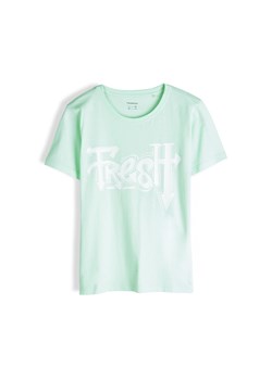 GATE Bawełniana koszulka z nadrukiem 8Y ze sklepu gateshop w kategorii T-shirty chłopięce - zdjęcie 184563474