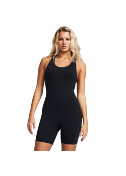 Damski kombinezon treningowy Under Armour Meridian Shorts Bodysuit - czarne ze sklepu Sportstylestory.com w kategorii Bluzki damskie - zdjęcie 184563731