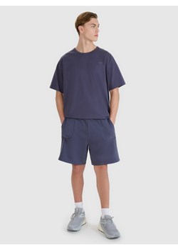 Spodenki dresowe uniseks 4F 4FWSS25TSHOU544 - granatowe ze sklepu Sportstylestory.com w kategorii Spodenki męskie - zdjęcie 184563974