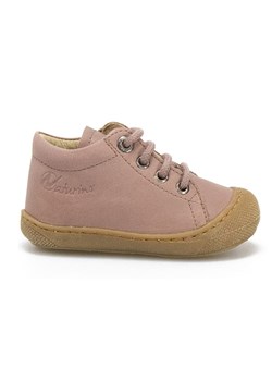 Naturino Skórzane sneakersy w kolorze szaroróżowym ze sklepu Limango Polska w kategorii Buciki niemowlęce - zdjęcie 184564854