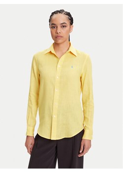 Polo Ralph Lauren Koszula 211970730 Żółty Classic Fit - id: 0000305019646 - marki Polo Ralph Lauren - 184565103 Polo Ralph Lauren Koszula 211970730 Żółty Classic Fit ze sklepu MODIVO w kategorii Koszule damskie - zdjęcie 184565103