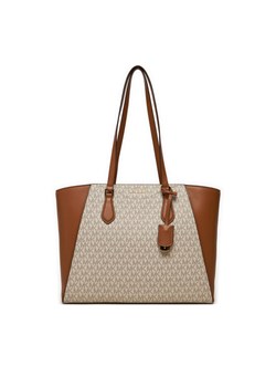 MICHAEL Michael Kors Torebka Taryn 30F4GTBT7B Beżowy ze sklepu MODIVO w kategorii Torby Shopper bag - zdjęcie 184565170
