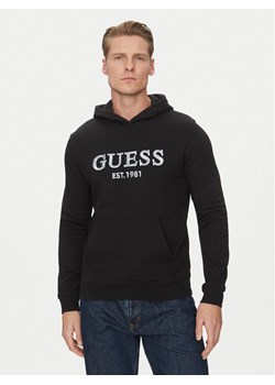 Guess Bluza M5GQ36 KCN01 Czarny Regular Fit ze sklepu MODIVO w kategorii Bluzy męskie - zdjęcie 184565181