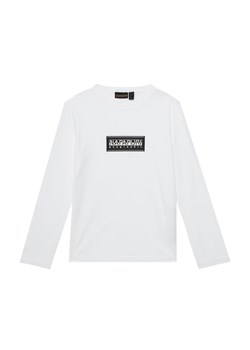 Napapijri Bluzka S-Chamois NP0A4HYK M Biały Regular Fit ze sklepu MODIVO w kategorii T-shirty chłopięce - zdjęcie 184565202