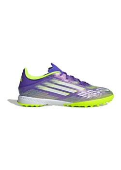 Buty piłkarskie adidas F50 League Tf M JH7724 fioletowe ze sklepu ButyModne.pl w kategorii Buty sportowe męskie - zdjęcie 184566323