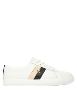 Sneakersy LAUREN RALPH LAUREN Janson II 802979187001 Biały ze sklepu eobuwie.pl w kategorii Buty sportowe damskie - zdjęcie 184566562