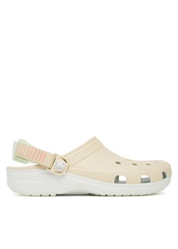Klapki Crocs Classic Turbo Clog 211287 Beżowy ze sklepu eobuwie.pl w kategorii Klapki damskie - zdjęcie 184566671