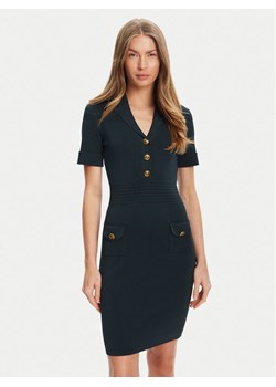 Guess Sukienka dzianinowa W5YK29 Z0130 Zielony Slim Fit ze sklepu MODIVO w kategorii Sukienki - zdjęcie 184567951