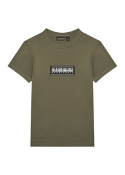 Napapijri T-Shirt S-Chamois NP0A4HYL M Zielony Regular Fit ze sklepu MODIVO w kategorii T-shirty chłopięce - zdjęcie 184567980