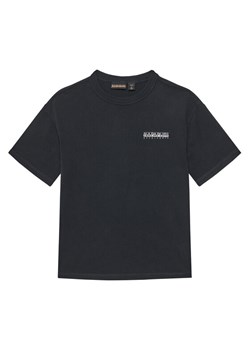 Napapijri T-Shirt S-Ahr NP0A88ZO M Czarny Regular Fit ze sklepu MODIVO w kategorii T-shirty chłopięce - zdjęcie 184568002