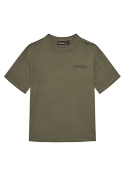 Napapijri T-Shirt S-Ahr NP0A88ZO M Zielony Regular Fit ze sklepu MODIVO w kategorii T-shirty chłopięce - zdjęcie 184568041