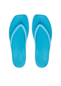 Crocs Japonki Miami Frosted Flip 211474 Niebieski ze sklepu MODIVO w kategorii Klapki damskie - zdjęcie 184568071