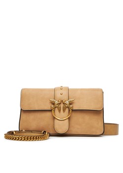Torebka PINKO Love One Classic Slouchy Fl PE 25 PLTT 104524 A2C2 Beżowy ze sklepu eobuwie.pl w kategorii Torebki damskie - zdjęcie 184570870
