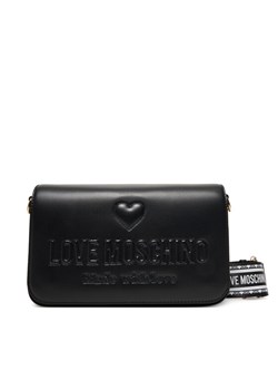 Torebka LOVE MOSCHINO JC4221PP0MKF0000 Czarny ze sklepu eobuwie.pl w kategorii Listonoszki - zdjęcie 184570880