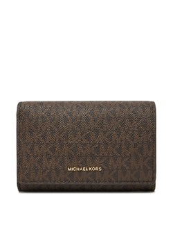 MICHAEL Michael Kors Duży Portfel Damski 32T5GJ6D9B Brązowy ze sklepu MODIVO w kategorii Portfele damskie - zdjęcie 184571401