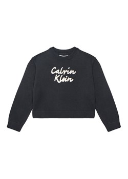 Calvin Klein Jeans Sweter IG0IG02971 M Czarny Regular Fit ze sklepu MODIVO w kategorii Swetry dziewczęce - zdjęcie 184571493